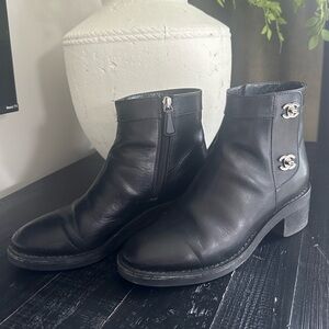 Chanel Leather Boots
